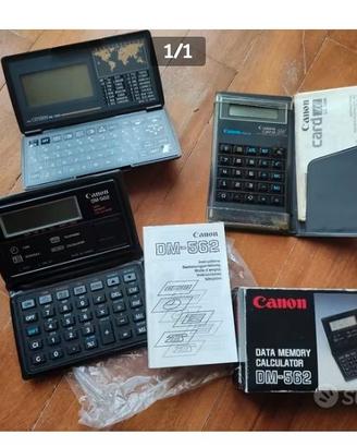 Agenda data elettronica Citizen Canon vintage