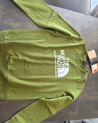 Felpa the north face verde oliva