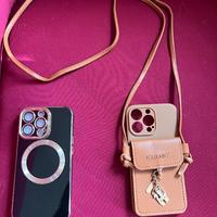 2 cover per iPhone 13 pro mai usate