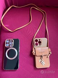 2 cover per iPhone 13 pro mai usate