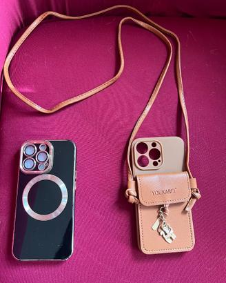 2 cover per iPhone 13 pro mai usate