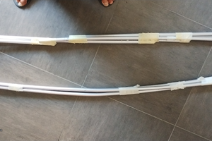 2 tendalini senza stoffa per barca