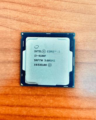 Processore Intel Core i3-9100F - Nuovo Mai Usato