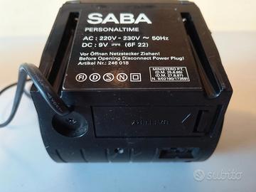 Radio sveglia SABA  pronta all'uso