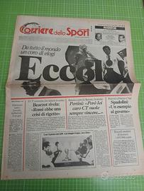 CORRIERE DELLO SPORT MONDIALI '82 IL RITORNO DELLA