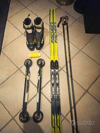 Set sci fondo Fischer skating 177 cm + ALTRO