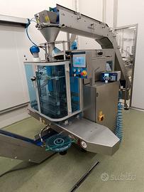 Confezionatrice verticale inox per mozzarella