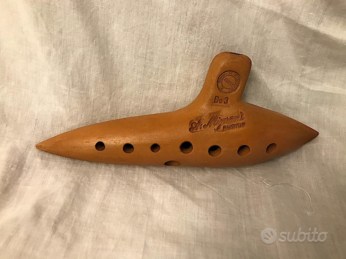 Ocarina di Budrio terracotta in Do3 (1980) Strumenti Musicali In