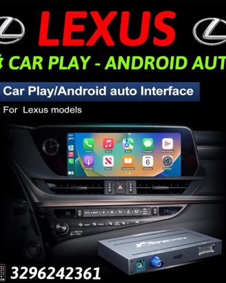 LEXSUS MODULO INTERFACCIA CAR PLAY ANDROID AUTO
