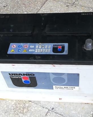 Batteria Auto Urano 100 AH positivo a Sinistra