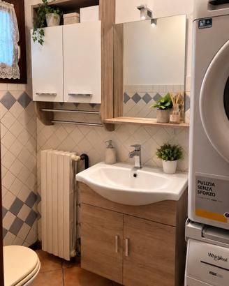 Set Mobile bagno lavabo+rubinetto+specchio+pensile