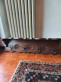 Appendiabiti in legno stile rustico