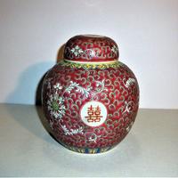 Vaso Potiche in Porcellana cinese 15cm