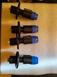 connettori speakon maschio femmina 4 coppie