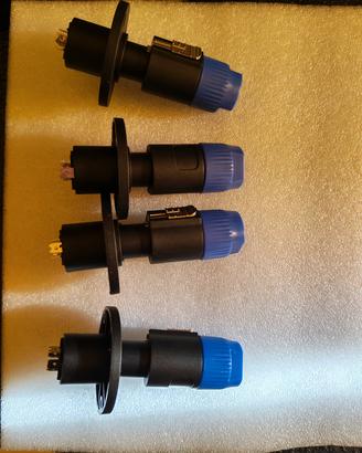 connettori speakon maschio femmina 4 coppie