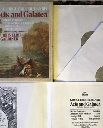 Handel, Acis and Galatea, Gardiner - Box LP ARCHIV