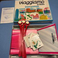 Gioco da tavolo vintage viaggiamo in italia