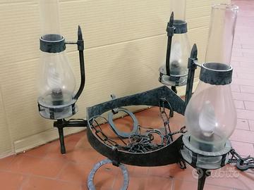 Lampadari ferro vintage rustici