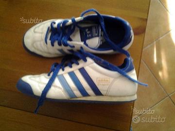 Adidas originali blu e bianche n. 36 e mezzo