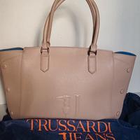borsa Trussardi jeans beige