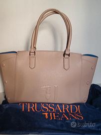 borsa Trussardi jeans beige