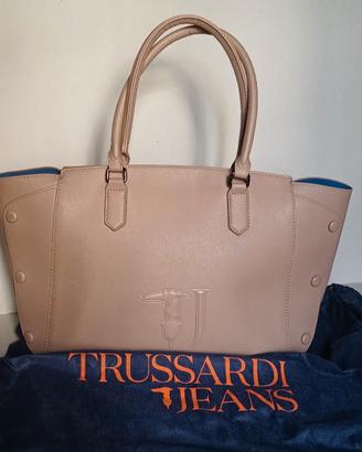 borsa Trussardi jeans beige
