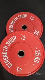 dischi palestra bumper 25kg