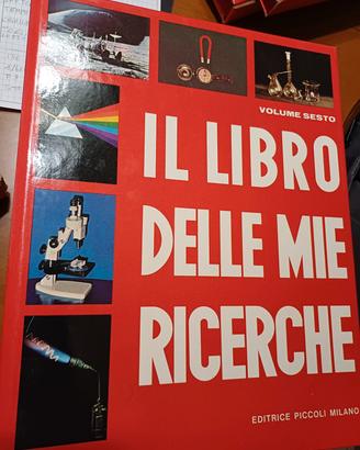 3 volumi "Il libro delle mie ricerche"