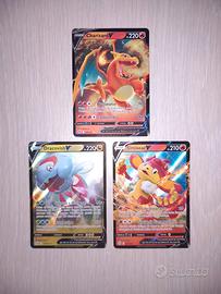 Lotto Carte Pokemon Ita Rare Charizard V 017/172