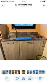  top in acciaio con piastre elettriche 