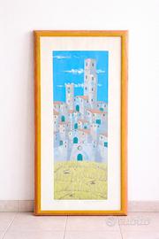 Quadro ad olio 111/180 Paolo Da Norcia con cornice