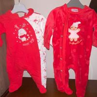 Tutine e completi natalizie bimba 0/12 messi