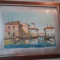 olio su lastra alluminio 