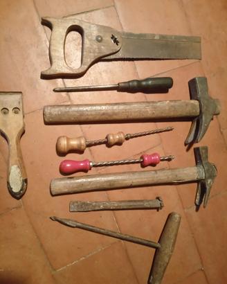 attrezzi vintage per legno da lavoro
