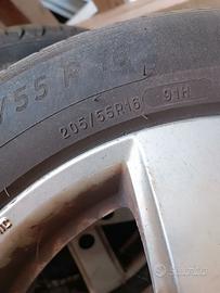 Gomme estive Michelin 205/55R16 cerchioni inclusi