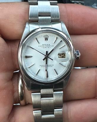 Rolex date 34mm vetro plastica originale