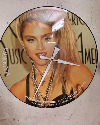 orologio da parete a disco madonna