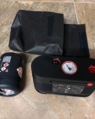 Kit di gonfiaggio e riparazione rapida pneumatici