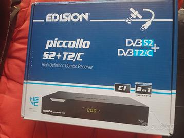 DECODER PICCOLLO EDISION S2/T2/C  H265 COME NUOVO