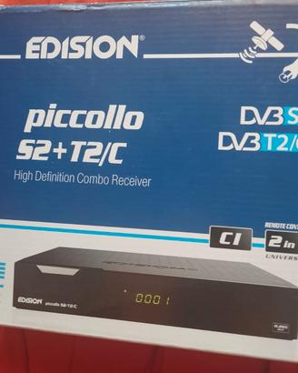 DECODER PICCOLLO EDISION S2/T2/C  H265 COME NUOVO