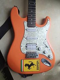 chitarra Orange Crush stratocaster