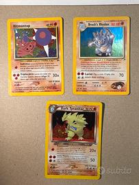 Lotto Pokémon Holo 2000 Dark Tyranitar + Rhydon