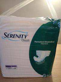 PANNOLONI MUTANDINA SERENITY CLASSIC 15 PEZZI