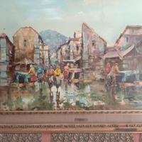 Quadro "Mercato" di Antonio de Vity