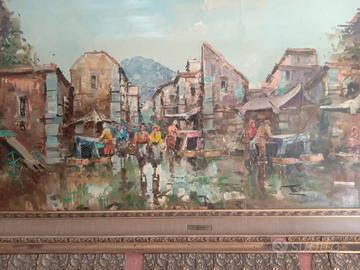 Quadro "Mercato" di Antonio de Vity