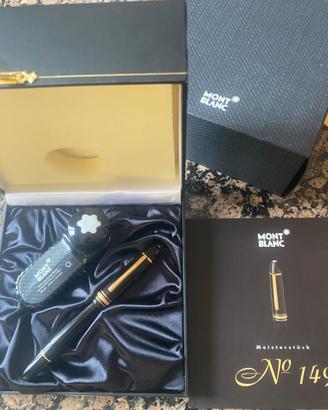 Penna Montblanc esclusiva Meisterstuck oro n. 149