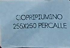 COPRIPIUMINO 255X250 PERCALLE