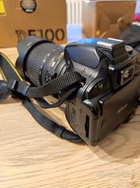 Fotocamera Nikon D5100 + obiettivo 18-105 mm più a