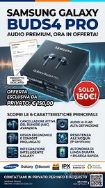 Samsung galaxy buds4 pro NUOVE