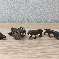 Lotto Serie Soldatini Kinder Animali + Cannone Fer